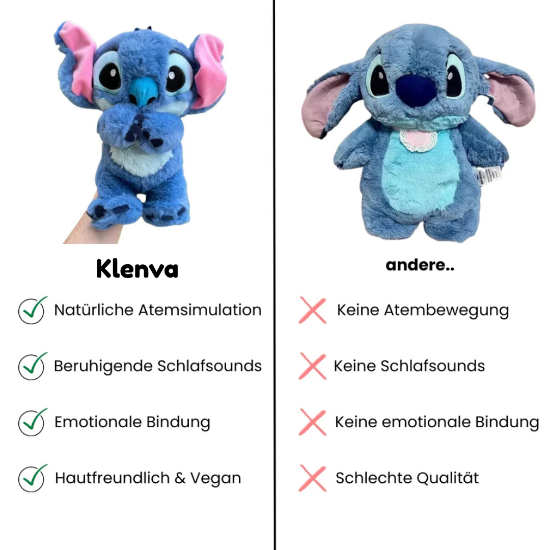 Atmender Stitch - Plüschtier für Kids & Erwachsene