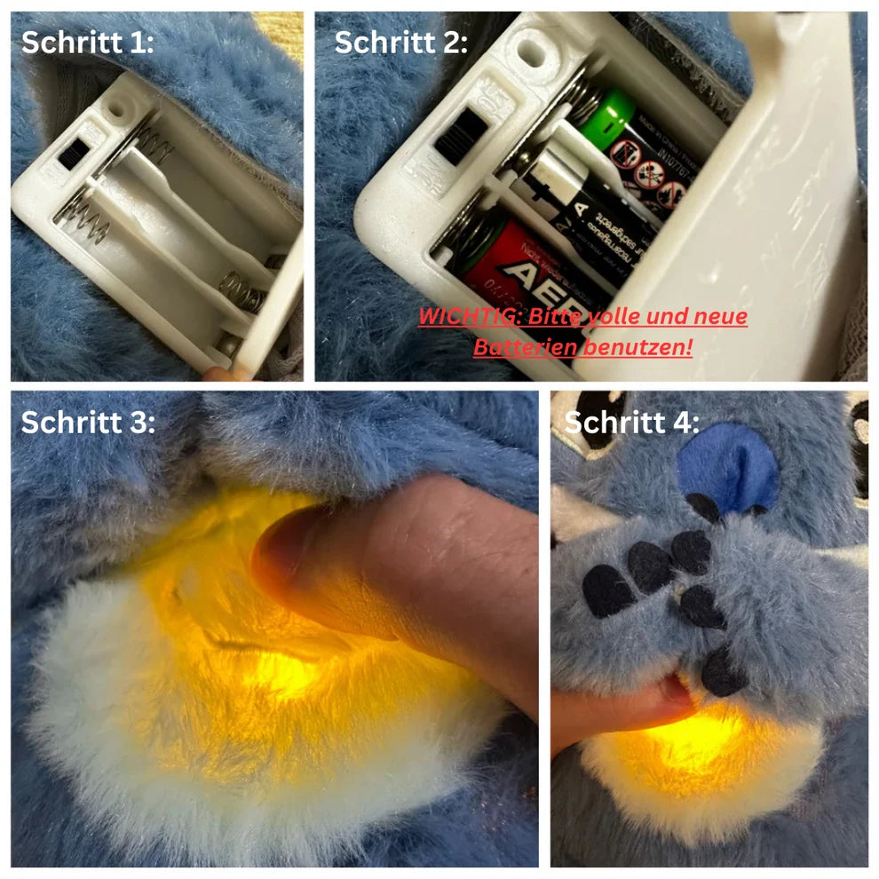 Atmender Stitch - Plüschtier für Kids & Erwachsene
